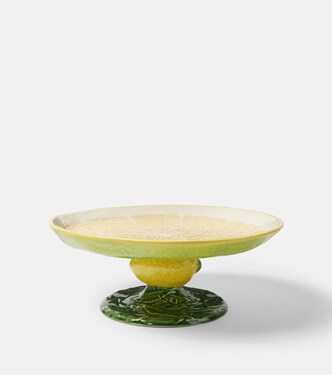 Lemon ceramic cake stand | Bordallo Pinheiro