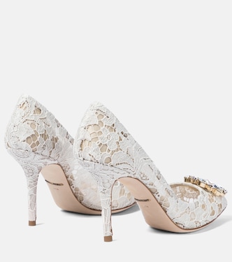 Bellucci embellished lace pumps | Dolce&Gabbana