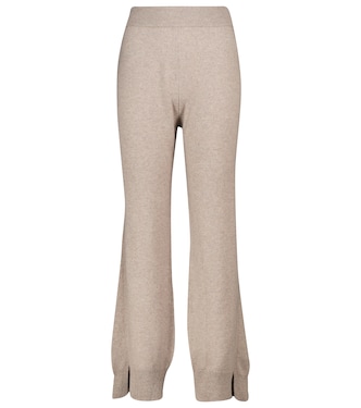 High-rise cashmere wide-leg pants | Barrie