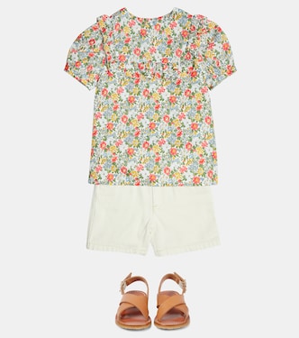 Top in cotone con stampa floreale | Bonpoint