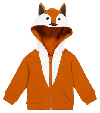 Baby - Felpa in cotone con cappuccio e stampa | Stella McCartney Kids