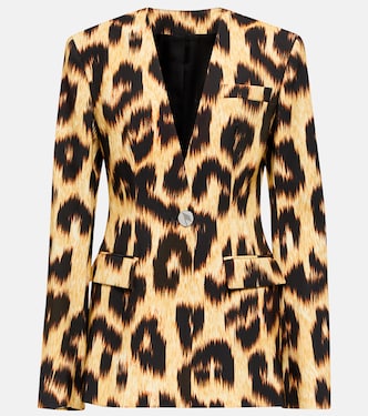 Leopard-print blazer | The Attico