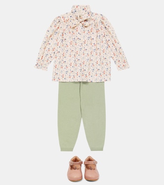 Blouse Folsom en coton à fleurs | Caramel