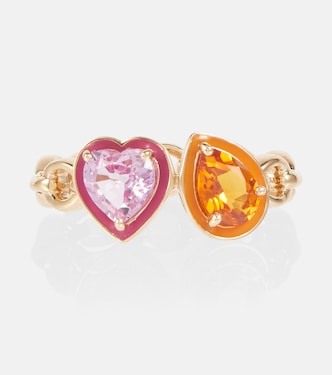 Bague Catena en or 18 ct et saphirs | Nadine Aysoy