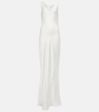 Maria satin gown | Norma Kamali