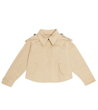 Giacca in gabardine di cotone | Brunello Cucinelli Kids