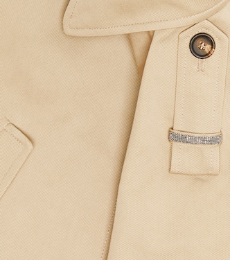 Giacca in gabardine di cotone | Brunello Cucinelli Kids