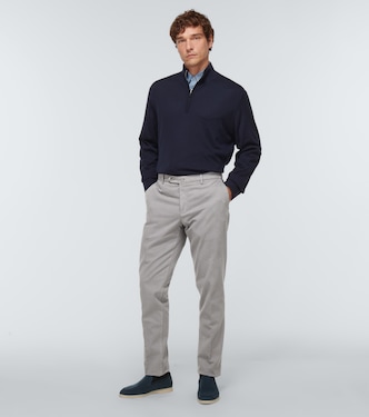 Mezzocollo wool, cashmere, and silk sweater | Loro Piana