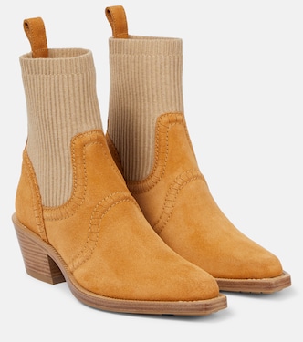 Nellie suede ankle boots | Chloé