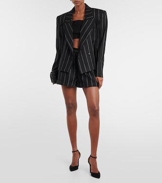 Shorts Kudebi in lana a righe | The Mannei