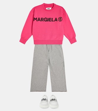 Felpa in cotone con logo | MM6 Maison Margiela Kids