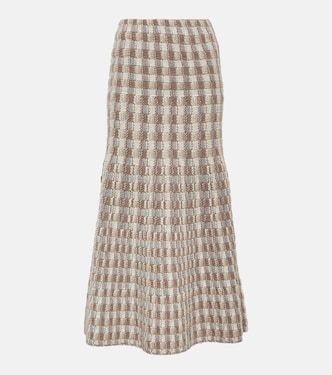 Drew high-rise cashmere maxi skirt | Gabriela Hearst