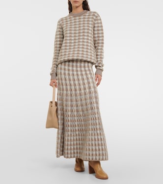 Jupe longue Drew en cachemire | Gabriela Hearst
