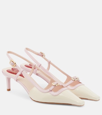 Salones destalonados Viv’ Canard de charol | Roger Vivier