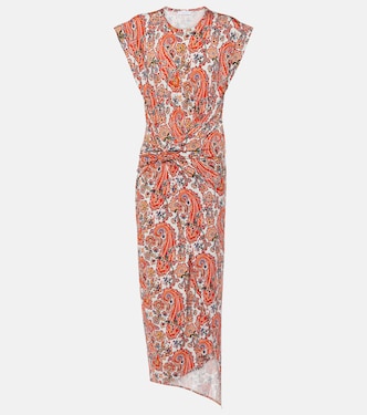 Vestido midi de jersey fruncido | Rabanne