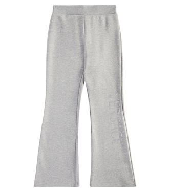 Pantalones deportivos de jersey con logo | Versace Kids