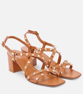 Sandales Rockstud en cuir | Valentino Garavani