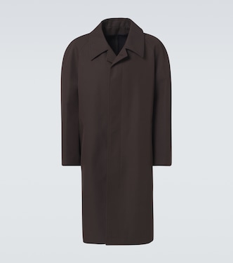 Wool and cotton-blend car coat | Lemaire