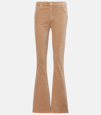 Ali high-rise velvet flare jeans | 7 For All Mankind