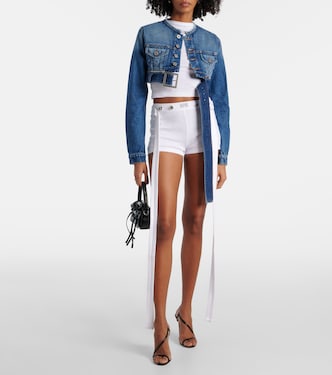 Short à taille haute en coton | Jean Paul Gaultier