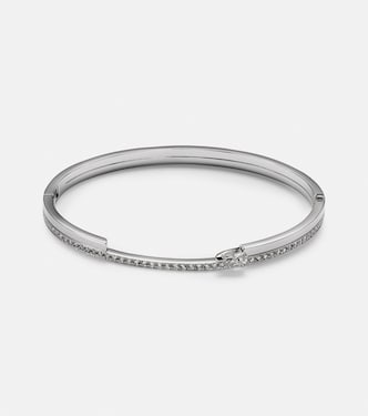 Bracciale Serti Sur Vide in oro bianco 18kt con diamanti | Repossi