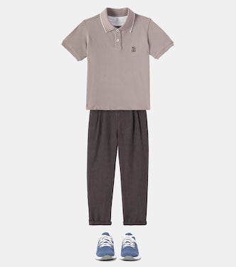 Hose aus Leinen | Brunello Cucinelli Kids