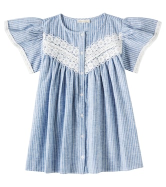 Kleid Morlina aus Leinen und Baumwolle | Louise Misha