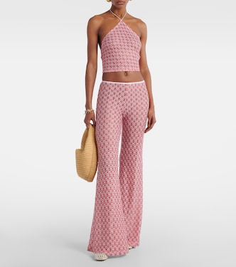 Lamé lace flared pants | Missoni