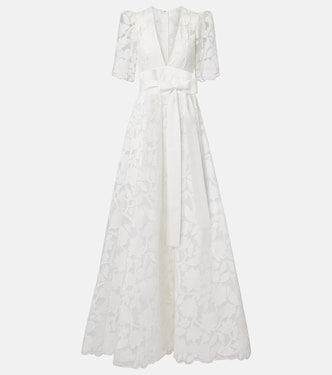 Bridal - Abito lungo con ricamo floreale | Elie Saab