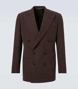 Blazer aus Leinen-Canvas | Saman Amel