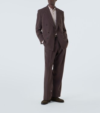 Blazer aus Leinen-Canvas | Saman Amel
