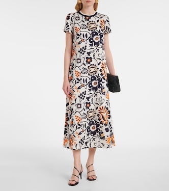 Sporty Swing cotton jersey midi dress | La DoubleJ