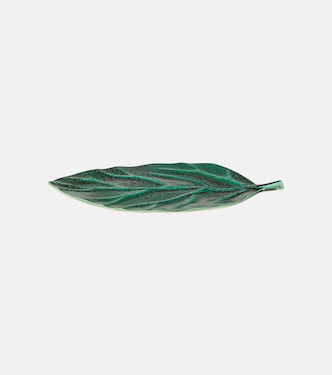 Plateau Cenote Leaf en porcelaine | L'Objet