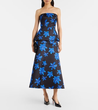 Tamilla floral midi skirt | Emilia Wickstead