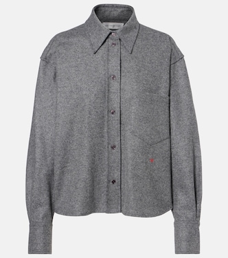 Hemd aus Wolle und Kaschmir | Victoria Beckham