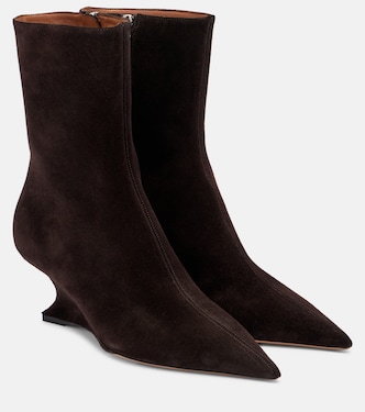 Nina 50 suede ankle boots | Paris Texas