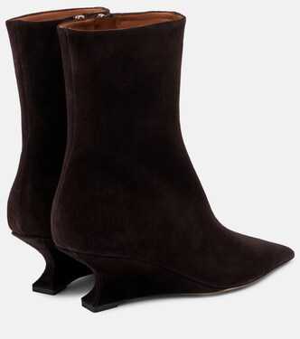 Nina 50 suede ankle boots | Paris Texas