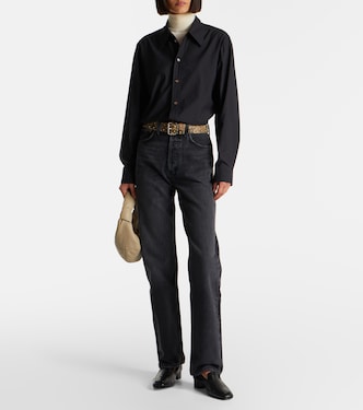 Kelly high-rise straight jeans | Agolde