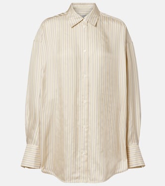Striped silk shirt | Toteme