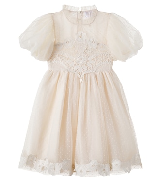 Robe en tulle et dentelle | Petite Amalie  