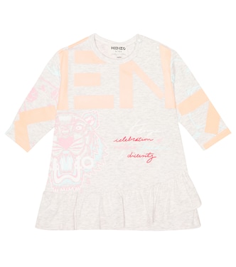 Bebé - vestido ribeteado con volantes | Kenzo Kids