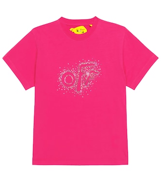 Camiseta de algodón con logo | Off-White Kids