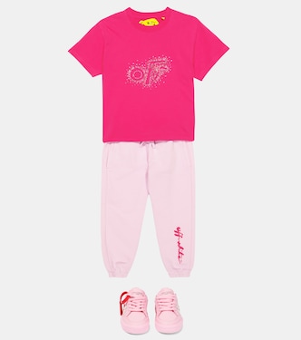 Camiseta de algodón con logo | Off-White Kids