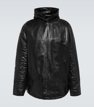 Giacca pullover in pelle | Balenciaga