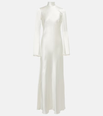 Bridal Praiano silk gown | Galvan