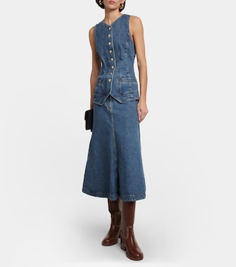 Abito midi di jeans | Chloé