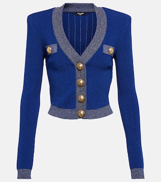 Cárdigan de punto con ribetes | Balmain