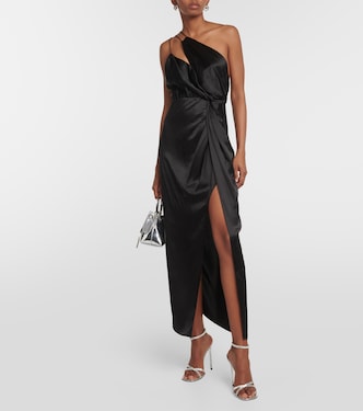 One-Shoulder-Midikleid aus Seide | The Sei