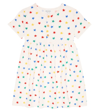 Star-print cotton minidress | Bobo Choses