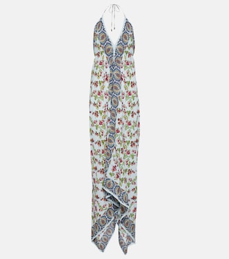 Vestido midi asimétrico estampado | Etro